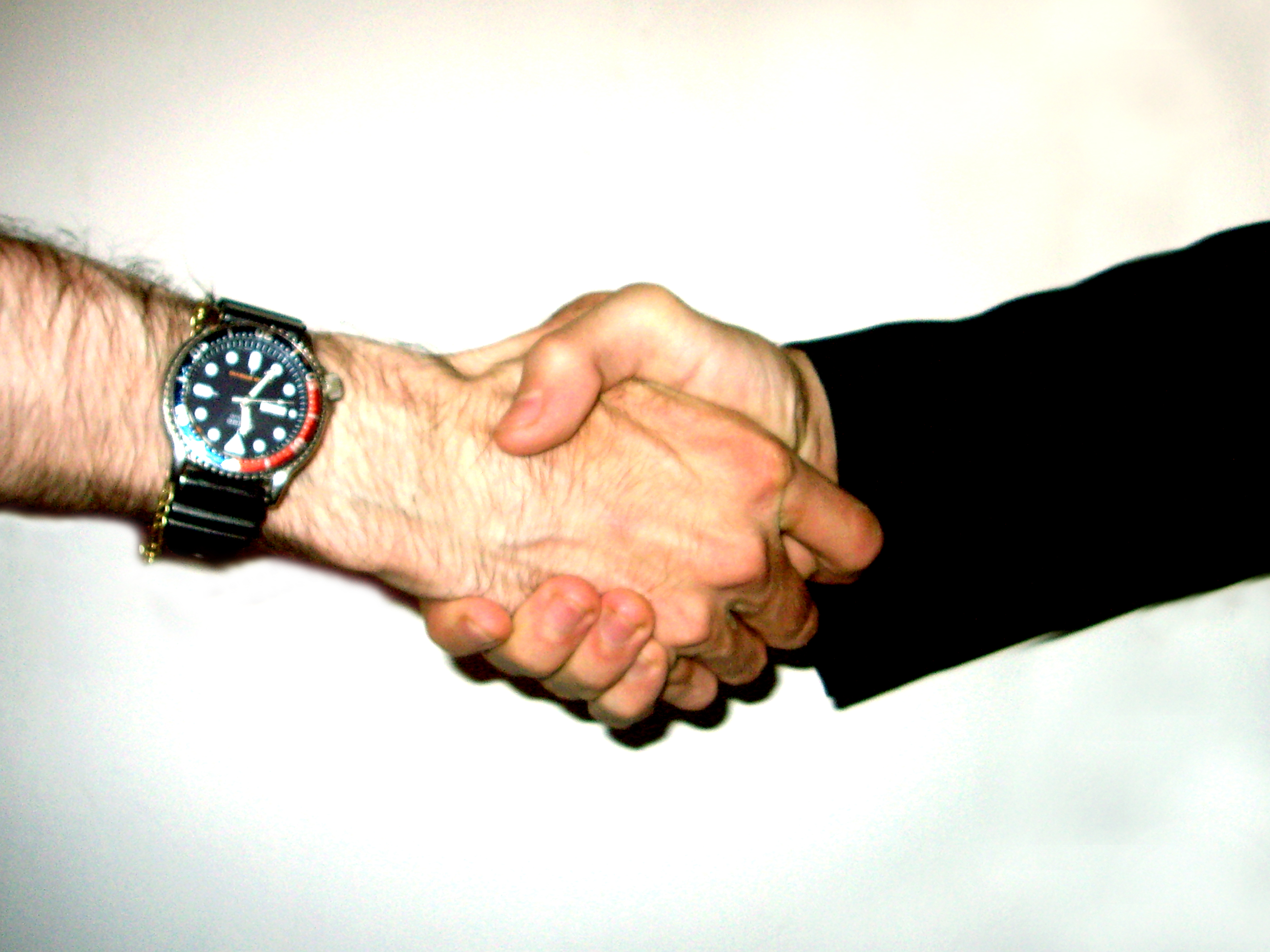men handshake